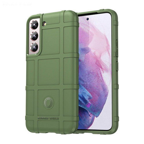 Samsung Galaxy S24 5G Full Coverage Shockproof TPU Phone Case - Army Green