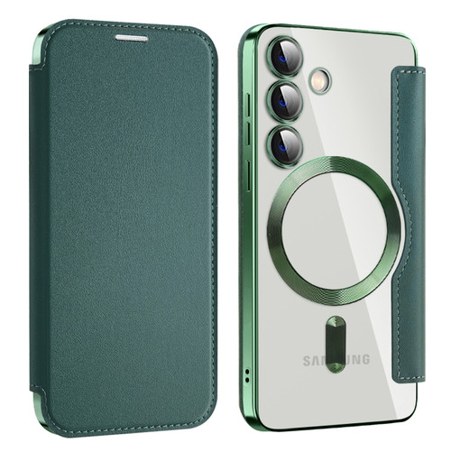 Samsung Cases - Galaxy S24+ Cases Leather Magnetic Magsafe RFID Purple