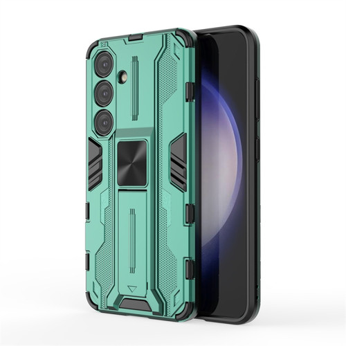 Samsung Galaxy S24 5G Supersonic Armor PC Hybrid TPU Phone Case - Green