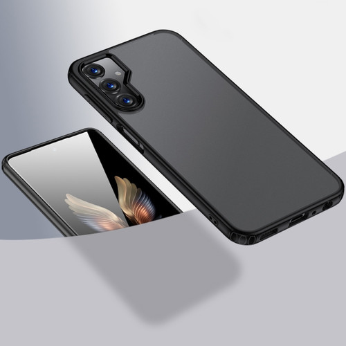 Samsung Galaxy A25 5G Armor Clear TPU Hybrid PC Phone Case - Matte Black