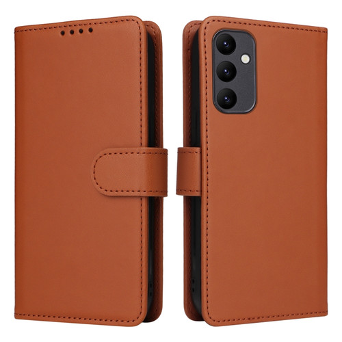 Samsung Galaxy A25 5G BETOPNICE BN-005 2 in 1 Detachable Imitate Genuine Leather Phone Case - Brown