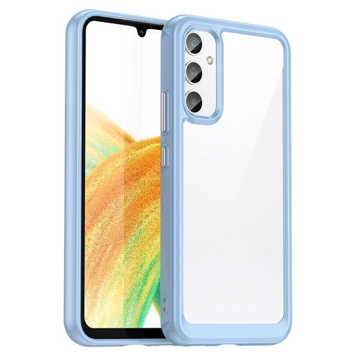 Samsung Cases - Galaxy A25 5G Cases Hybrid TPU Blue