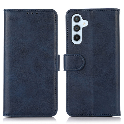 Samsung Galaxy A25 5G Cow Texture Leather Phone Case - Blue