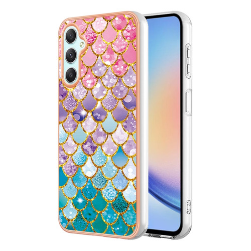 Samsung Galaxy A25 5G Electroplating IMD TPU Phone Case - Colorful Scales