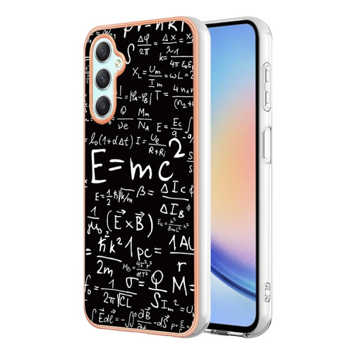 Samsung Galaxy A25 5G Electroplating Marble Dual-side IMD Phone Case - Equation