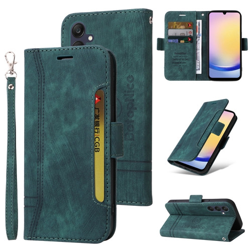 Samsung Galaxy A25 5G Global BETOPNICE Dual-side Buckle Leather Phone Case - Green