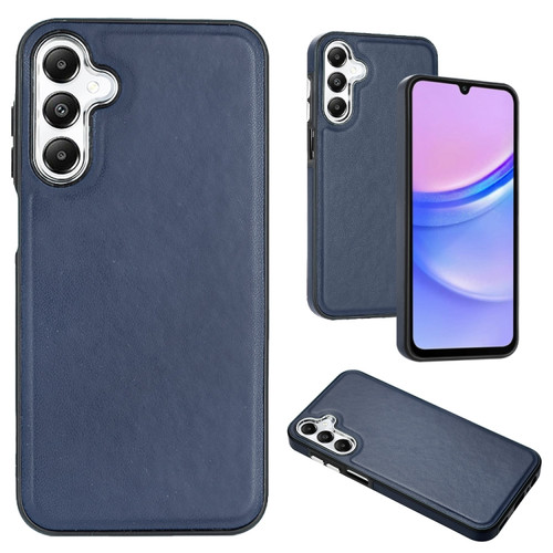 Samsung Galaxy A25 5G Leather Texture Full Coverage Phone Case - Blue