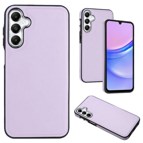 Samsung Galaxy A25 5G Leather Texture Full Coverage Phone Case - Purple