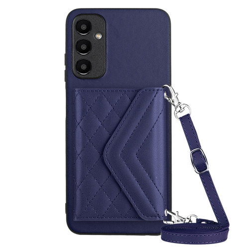 Samsung Cases - Galaxy A25 5G Cases Card Lanyard RFID Texture Purple