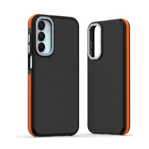 Samsung Galaxy A15 5G Dual-Color Shockproof TPU Phone Case - Orange