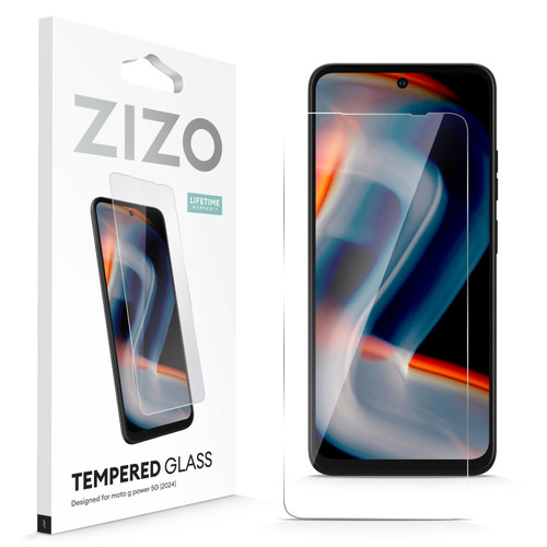 ZIZO TEMPERED GLASS Screen Protector for Moto G Power 5G (2024) - Clear