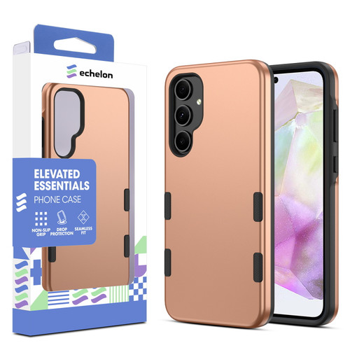 Echelon Bravo Series Case for Samsung Galaxy A35 5G - Rose Gold
