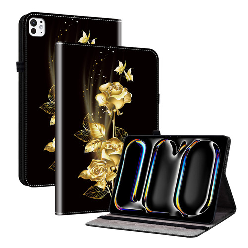 【新品】PadAir iPad Air 13 2025 / 2024 Crystal Texture Painted Leather Smart