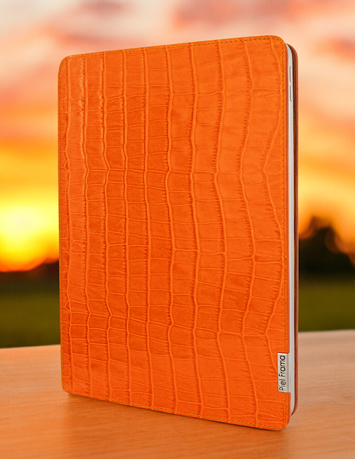 Piel Frama Orange Crocodile FramaSlim Leather Case for iPad Pro 13