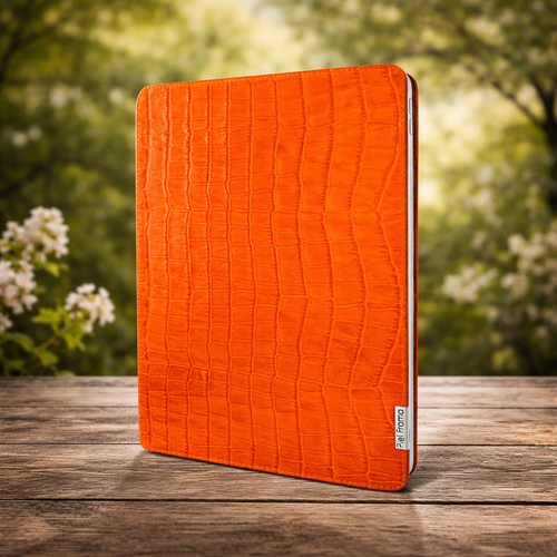 Piel Frama Orange Crocodile FramaSlim Leather Case for iPad Pro 13-inch (2024-2025)