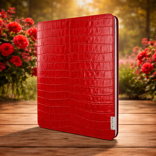 Piel Frama Red Crocodile FramaSlim Leather Case for iPad Pro 11-inch (2024)