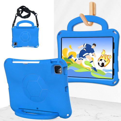 iPad Pro 11 2024 Handle Football Shaped EVA Shockproof Tablet Case