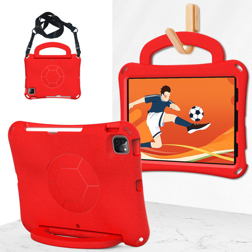 iPad Pro 11 2024 Handle Football Shaped EVA Shockproof Tablet Case