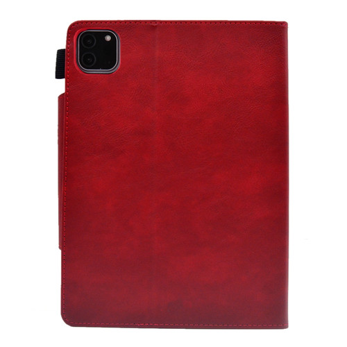 iPad Pro 11 2024 Suede Cross Texture Magnetic Clasp Leather Smart