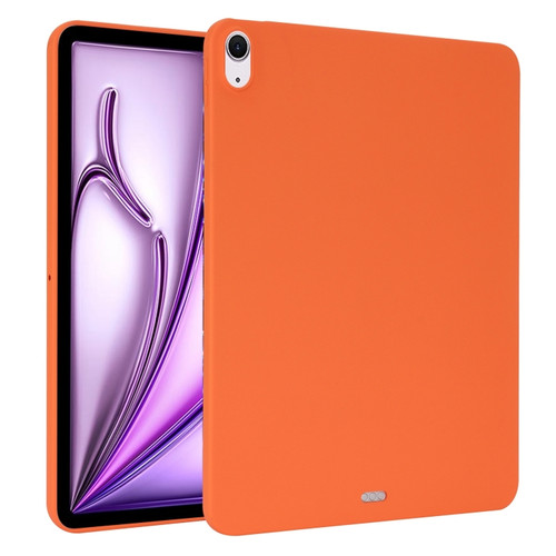 iPad Air 13 2024 Oil Spray Skin-friendly TPU Tablet Case - Orange