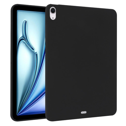 iPad Air 11 2024 Oil Spray Skin-friendly TPU Tablet Case - Black