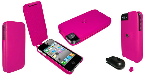 Piel Frama 523 iMagnum Pink Leather Case Ver. 2 for Apple iPhone 4