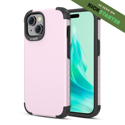 Ecoblvd Mojave Collection Case for Apple iPhone 15 - Pastel Lilac (100% Compostable & Plant-Based)