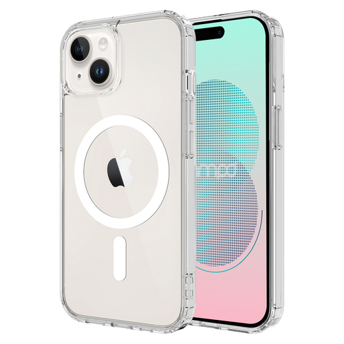 AMPD - TPU / Acrylic Crystal Clear Magsafe Case for Apple iPhone 14 - Clear