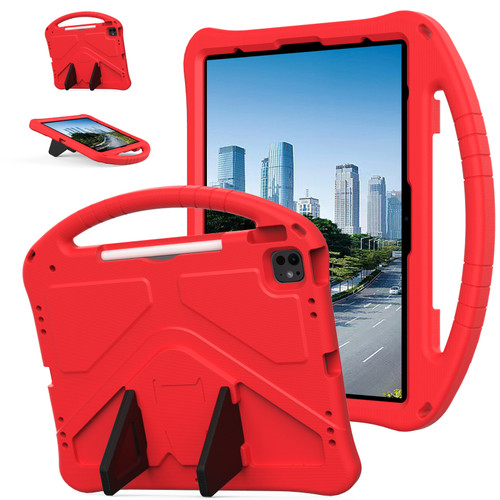 iPad Pro 13 2024 EVA Shockproof Tablet Case with Holder - Red