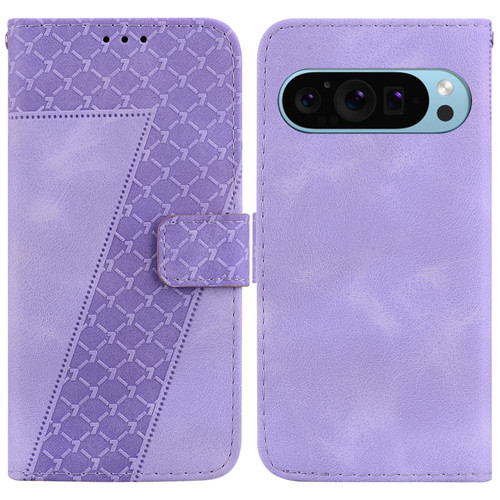 Google Cases - Pixel 8 Cases Embossed Leather Purple