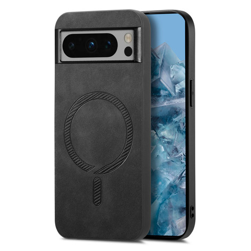 Google Pixel 9 Pro XL Retro Magsafe Magnetic PU Back Cover