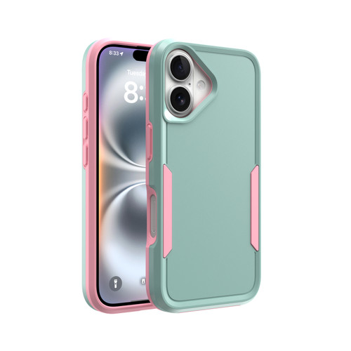 CLICK Impact MagSafe Series iPhone 16 Case - Aqua Pink