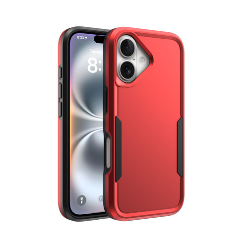 CLICK Impact MagSafe Series iPhone 16 Case - Red Black