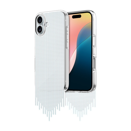ZIZO Lux Series iPhone 16 Case - Silver Fringe
