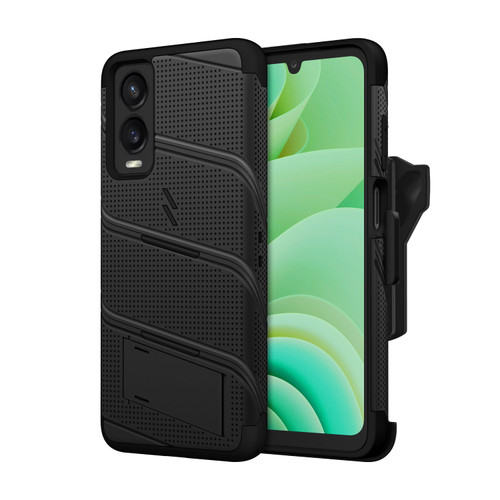 ZIZO BOLT Bundle Cricket Icon 6 Case with Tempered Glass - Black