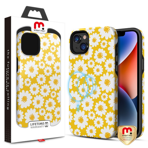 MyBat Pro Fuse Series MagSafe Case for Apple iPhone 14 Plus - Yellow Daisy