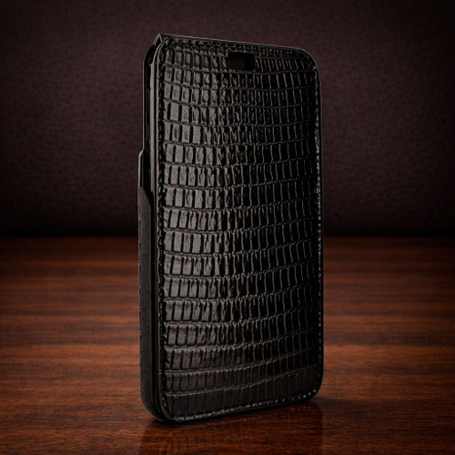 Piel Frama 792 Black Lizard iMagnum Leather Case for Apple iPhone X / Xs