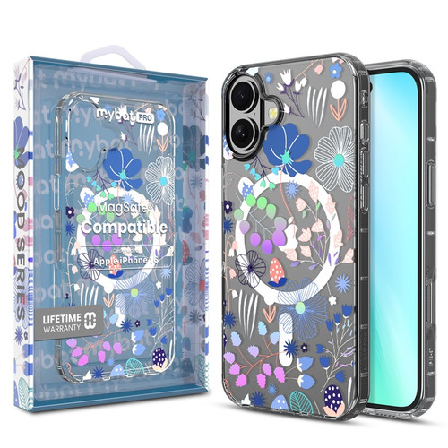 MyBat Pro Mood Series MagSafe Case for Apple iPhone 16 - Wildflowers