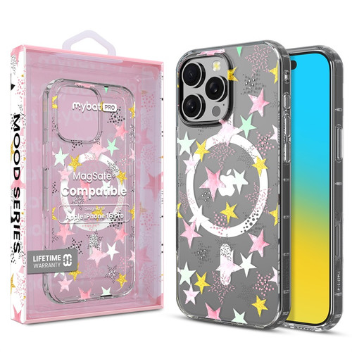 MyBat Pro Mood Series MagSafe Case (with Diamonds) for Apple iPhone 16 Pro - Starstruck MyBat Pro Mood Series MagSafe Case (with Diamonds) for Apple iPhone 16 Pro - Starstruck