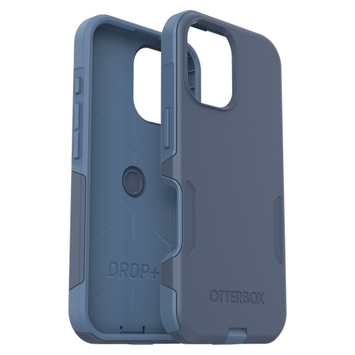 Otterbox - Commuter Magsafe Case for Apple iPhone 16 - Baby Blue Jeans