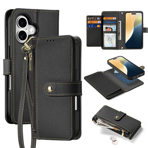 iPhone 16 Pro DUX DUCIS Lawa Series 2 in 1 Wallet Zipper