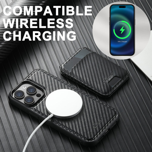 iPhone 16 Pro Max Suteni TXWH18 Carbon Fiber Texture Detachable