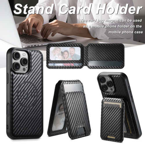 iPhone 16 Pro Max Suteni TXWH18 Carbon Fiber Texture Detachable
