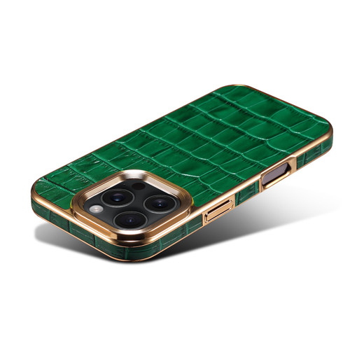 iPhone 16 Pro Max Denior Crocodile Texture Genuine Leather