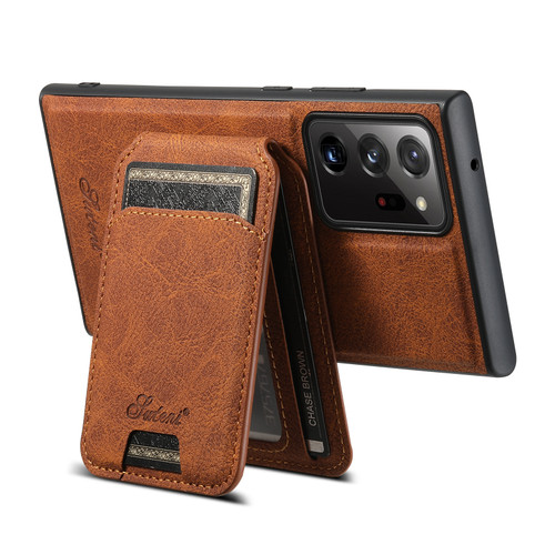 Leather Case Cover Galaxy Note 20 Ultra 5g Brown Samsung Note 20