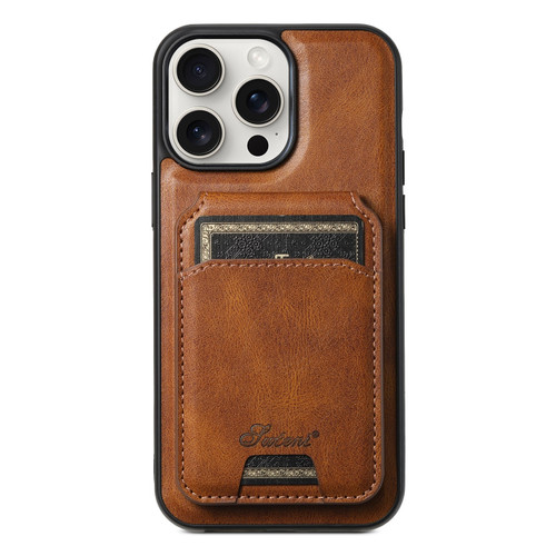 iPhone 15 Pro Max Suteni H15 MagSafe Oil Eax Leather Detachable