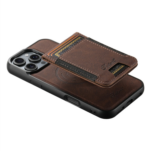 【新品】SUTI PhoneBack｜iPhone16Pro用｜サドルブラウン Apple iPhone16 / 16 Pro Plus Max 16e スキンシール 背面 側面