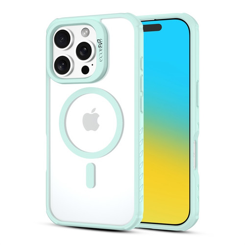 EcoBlvd Revive Collection Case for Apple iPhone 16 Pro - Seafoam Green (100% Compostable & Plant-Based)
