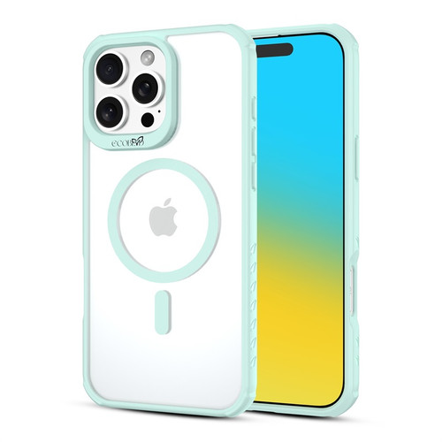 EcoBlvd Revive Collection Case for Apple iPhone 16 Pro Max - Seafoam Green (100% Compostable & Plant-Based)