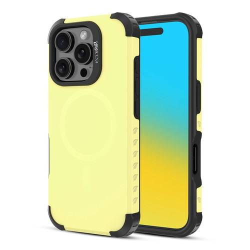 EcoBlvd Reforge Collection Case for Apple iPhone 16 Pro - Buttercup Yellow (100% Compostable & Plant-Based)